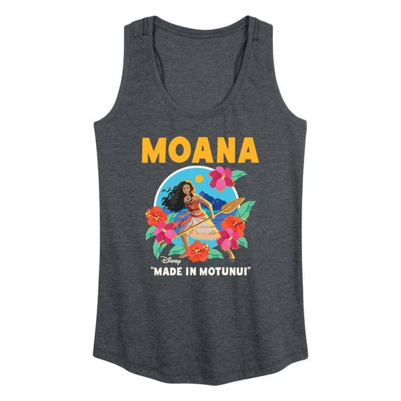 Moana Live Action - Made In Motunui - Women's Racerback Graphic Tank