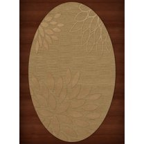 Dalyn Dover Area Rug DV17 Dv17 Wheat Floral Leaves 8' x 10' Oval