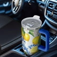 thumbnail image 6 of OBREWU Lemon Tumbler with Handle and Lid,Lemon 40oz Double Wall Vacuum Insulated Tumbler,Cups Gift for Women and Men, 6 of 7