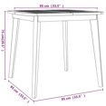 thumbnail image 4 of vidaXL Garden Table 85x85x75 cm Solid Wood Acacia, 4 of 5