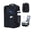 Black, variant on WANDF Small Travel Backpack for Men Women,Personal Item Travel Bag 17x10x9 for United Airlines,20L Carry On Backpack with USB Charging Port,14 inch Laptop Backpack for Work,College,Business(Green)