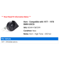 thumbnail image 2 of Horn - Compatible with 1977 - 1978 BMW 630CSi, 2 of 2