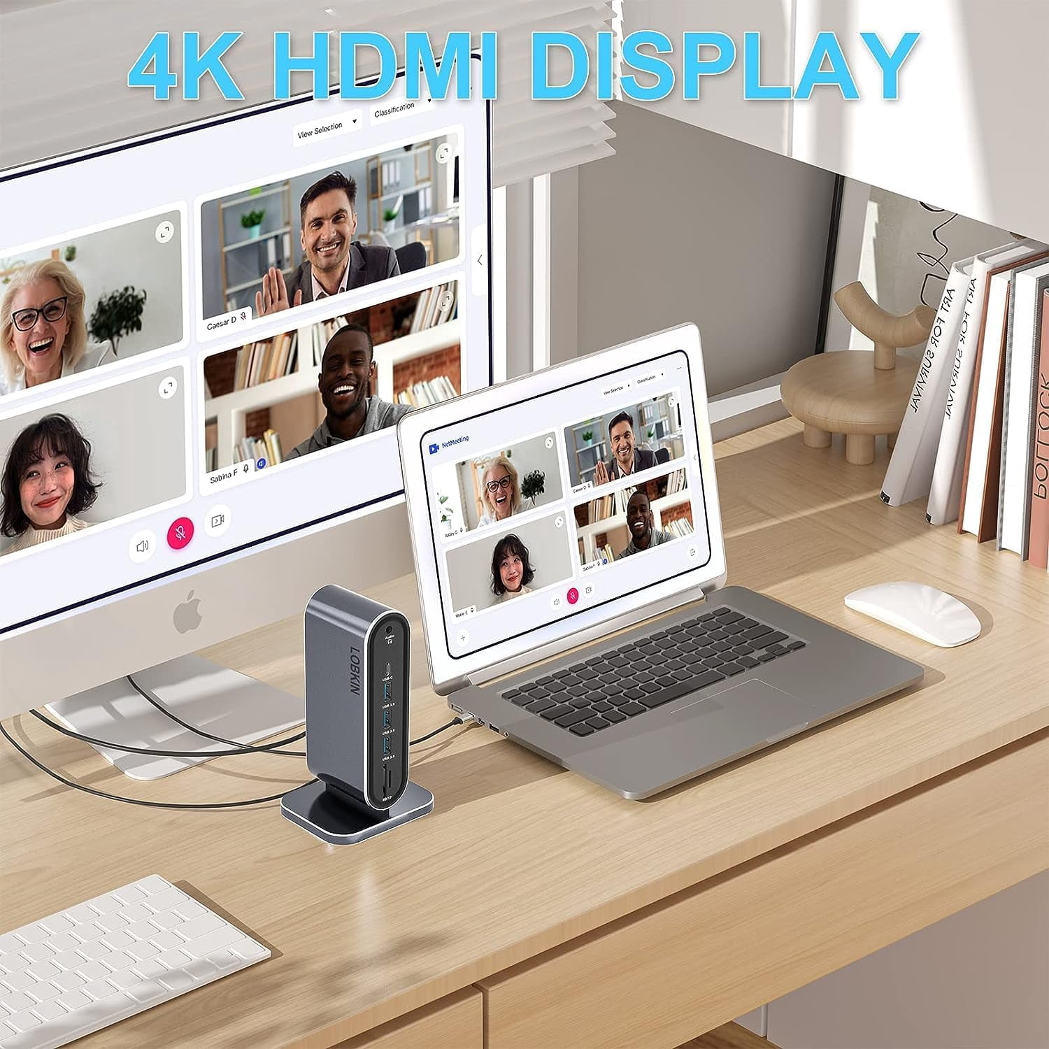12 Ports USB C Docking Station - AUBEAMTO 12-in-1 USB C Hub Dock Laptop Display Docking Station Universal Port with 4K HDMI Monitor,100W PD,Ethernet,VGA,Audio,SD/TF,USB 3.0 Adapter for Mac Computer