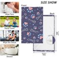 thumbnail image 3 of GZHJMY 4th of July Dog Paw Bone Hand Towel Cotton Soft Absorbent Bath Hand Towels Decor, Multipurpose for Kitchen, Hotel, Spa, Yoga, Gym, Set of 2, 3 of 7