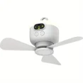 thumbnail image 3 of Portable 8000mAh USB Rechargeable Remote Control Modern Manufacturers Camping Fan For Tent Outdoor Modern Ceiling FanCeiling Fan - White, 3 of 5