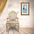 thumbnail image 3 of Wang, Melissa 9x14 Gold Ornate Wood Framed with Double Matting Museum Art Print Titled - Waterlines I, 3 of 4