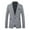 Grey, variant on toraway Blazers for Men Klein Autumn Mens Suit Slim Fit One Button Solid Tuxedo Business Suits Wedding Party Homecoming Suits for Men L