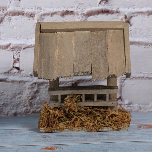 Decoración de jardín de casa de muecas, accesorio decorativo de casa de muecas en miniatura, colección de regalos para amantes de la artesanía en miniatura 1:12 para amantes hechos a manoToys Fyydes Descripción de la referencia