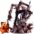 thumbnail image 1 of Chainsaw Man Denji Action Figure Toys Pochita Chainsawman Figuras Anime Figurine PVC Model Collection Statue Decoration Gift zhangyuxiang LED, 1 of 2