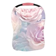 ECZJNT Beautiful Flowers Made With Color Filters Nursing Cover Baby Breastfeeding Infant Feeding Cover Baby Car Seat Cover