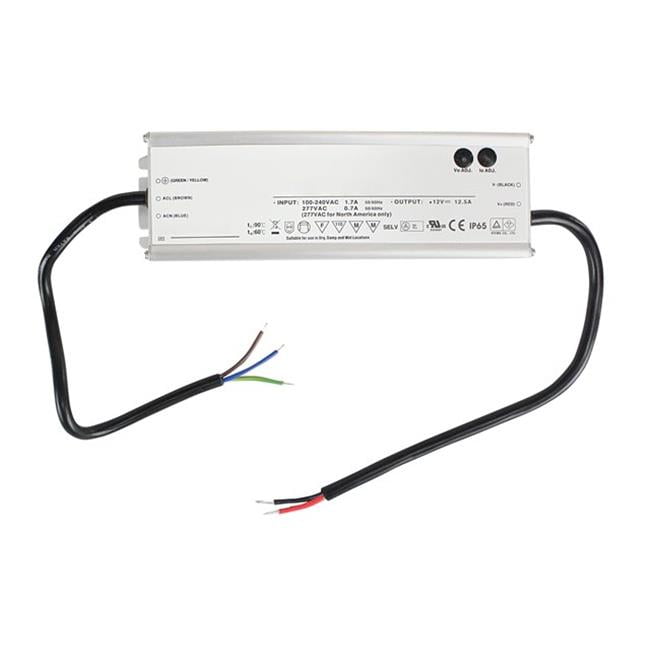 Larson Electronics Dcp 11 12v 11 Amp Waterproof Transformer Converts 120v 277v Ac To 12 24v Dc Walmart Com