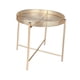 thumbnail image 4 of Mesa Auxiliar de Hierro Macarena para Exteriores Decorativa Oro, 4 of 8