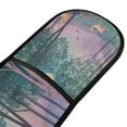 thumbnail image 4 of Yayeee Double Oven Mitt Kitchen Heat Resistant Baking 35" x7" Quilted Glove, Purple Forest Scene, 4 of 6