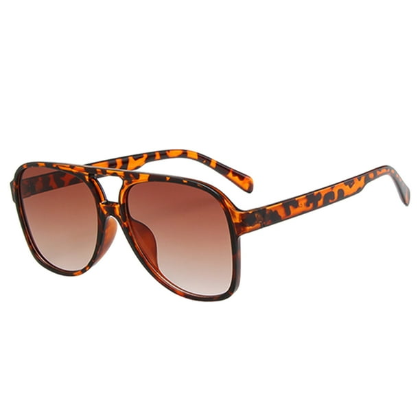 Gafas de sol estilo aviador polarizadas cuadradas retro para mujer