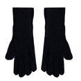 thumbnail image 1 of 1 Pair Women Gloves Knitted 2-Fingerless Touchscreen Stretchy Soft Wrist Hands Protection Solid Color Winter Thermal Women Motorcycle Riding Gloves for Outdoor, 1 of 10