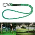 thumbnail image 6 of 50cm Heavy Duty Tree Swing Hanging Strap for Outdoor Playground, Suspension Rope with Stainless Steel Hook, Swing Attachment for Backyard and Garden, Green 2 Pack, 6 of 8