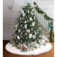 thumbnail image 3 of Decoración de falda de felpa de árbol de Navidad de 47 pulgadas para fiesta de Navidad decoraciones de falda de árbol de Navidad de piel sintética brillar Electrónica, 3 of 5