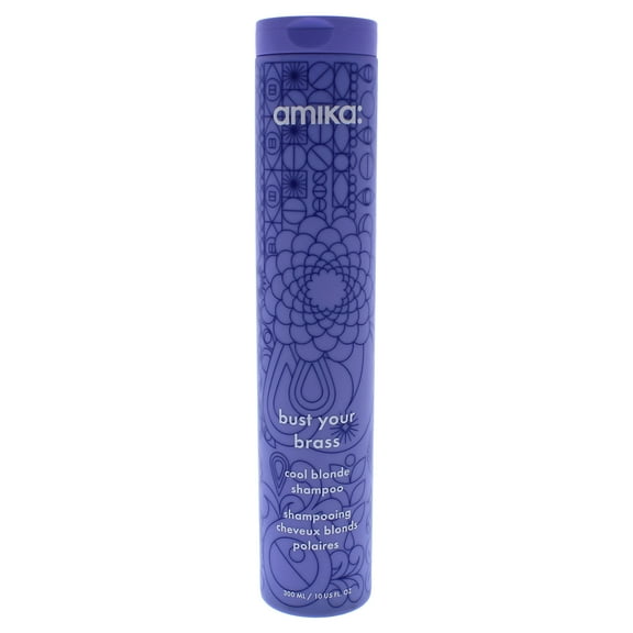 Amika Bust Your Brass Cool Blonde Shampoo Unisex 10 oz Shampoo