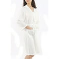 thumbnail image 2 of Womens 3/4 Sleeve Kimono Robe Waffle Bathrobe for Women Gown Wedding Lightweight Dressing with Pockets, 2 of 7