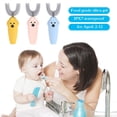 thumbnail image 3 of Kids Electric Toothbrush，Automatic U Type Electric Toothbrush 360° Sonic Automatic Children Teeth Cleaner Waterproof Battery Powered，Children Gift, 3 of 10
