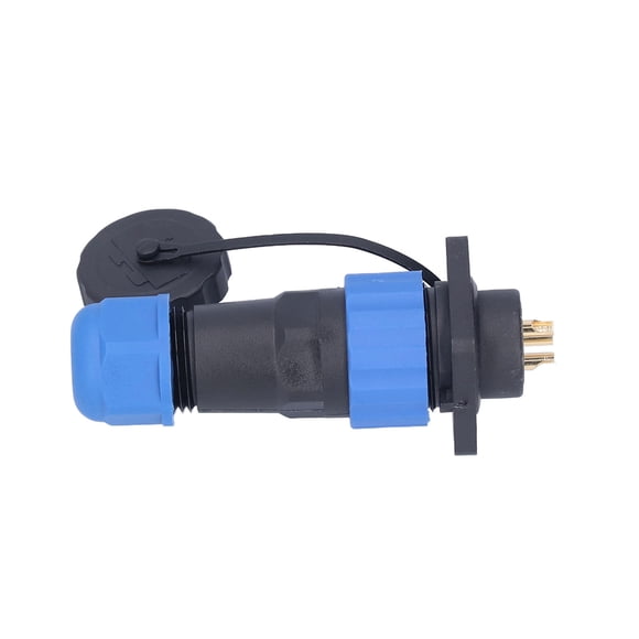 Waterproof Connector, Threaded Connection Copper Durable Aviation Connector For Instrumentation For Communications