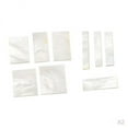 thumbnail image 1 of Esquirla 2 Pack Guitar Inlay Material White Shell Block 1.5mm/0.05inch Thickness for guitar Banjo Mandolin A, 1 of 8