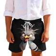 thumbnail image 3 of Crunowin Boys Summer Shorts Cute Graphics Loose Front Pockets Beach Shorts Black Size 5T, 3 of 10