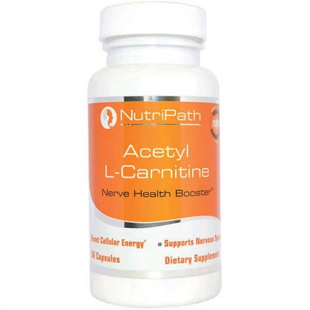 NutriPath Acetyl L-Carnitine Nerve Health Booster Dietary Supplement Capsules, 60 count