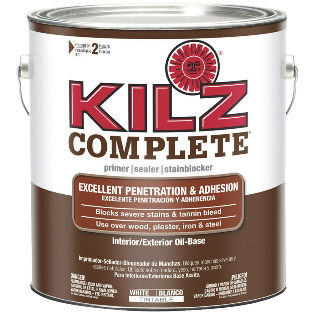 KILZ Complete OilBase Interior/Exterior Sealer Stain Blocking Primer