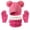 Hot Pink, variant on PureCasa Kids Hat Scarf Gloves Set Fleece Lined Warm Beanie Hat Scarf Gloves Three-Piece Set Kids Winter Holidays Gift