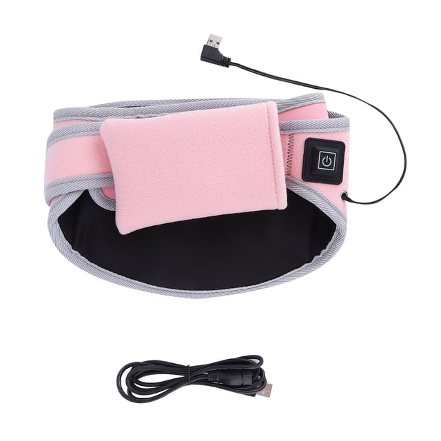 Cinturón calefactor de cintura para abdomen, almohadilla cálida para aliviar el dolor del útero, interfaz USB