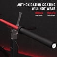 thumbnail image 4 of Riedhoff 2 inch x 7 ft Olympic Barbell Bars, for Weightlifting & Powerlifting, Red & Black, 4 of 8