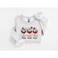 thumbnail image 2 of Embroidered Christmas trees, Christmas coquette, Christmas bows, Christmas crewneck, holidays, top, crewneck, tshirts, 2 of 5