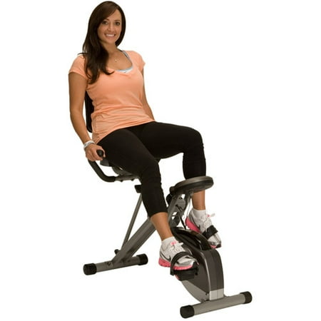 Exerpeutic Folding Recumbent Exercise Bike with