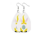 thumbnail image 2 of Weloille Woman Holiday Memorial Jewelry Gift Hooded Dwarf Easter Bunny Earrings, 2 of 2