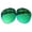 Jade MirrorCoat Polarized, variant on Vonxyz Stealth Black Polarized Lenses Replacement for Oakley Latch OO9265 Sunglass