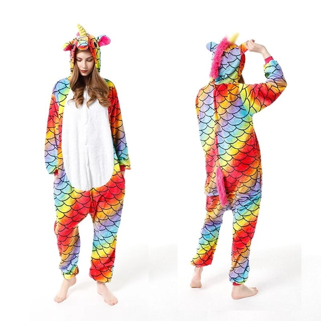 Pijamas de lobo para niños y niñas, ropa de dormir de animales, unicornio, Stitch, Licorne, Mono xuanjing unisex