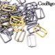 thumbnail image 3 of 10 Uds. Diapositivas de Metal Tri-Glides, hebillas de rodillo formadas de alambre, ajustador deslizante, accesorios de correa de bolsa, 15mm, 20mm, 25mm, 32mm, 38mm, 50mm, 3 of 5