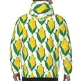 thumbnail image 7 of Wukai Corn Cob Print Men Hoodies Fleece Sweatshirts Long Sleeve Sweaters Pullover Fall Outfits Winter Clothes-3X-Large, 7 of 7
