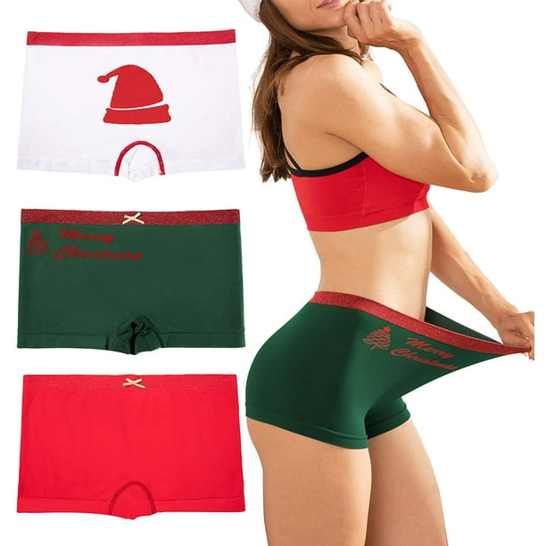 Womens Seamless Underwear Boyshort Ladies Panties Spandex Panty Workout  Boxer briefs 5 Pack