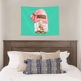 thumbnail image 5 of Bingfone Coffee Gnome (1) Tapestry Wall Hanging Decor For Living Room Bedroom Dorm Classroom Office Decor 29x37 Inch, 5 of 9