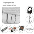 thumbnail image 4 of TSV Couch Sofa Chair Armrest Organizer, Anti-Slip Recliner Chair Armrest Cover Storage Holder, 5 Pockets Armchair Caddy for Smart Phone, Book, Magazines, TV Remote Controls, 4 of 9