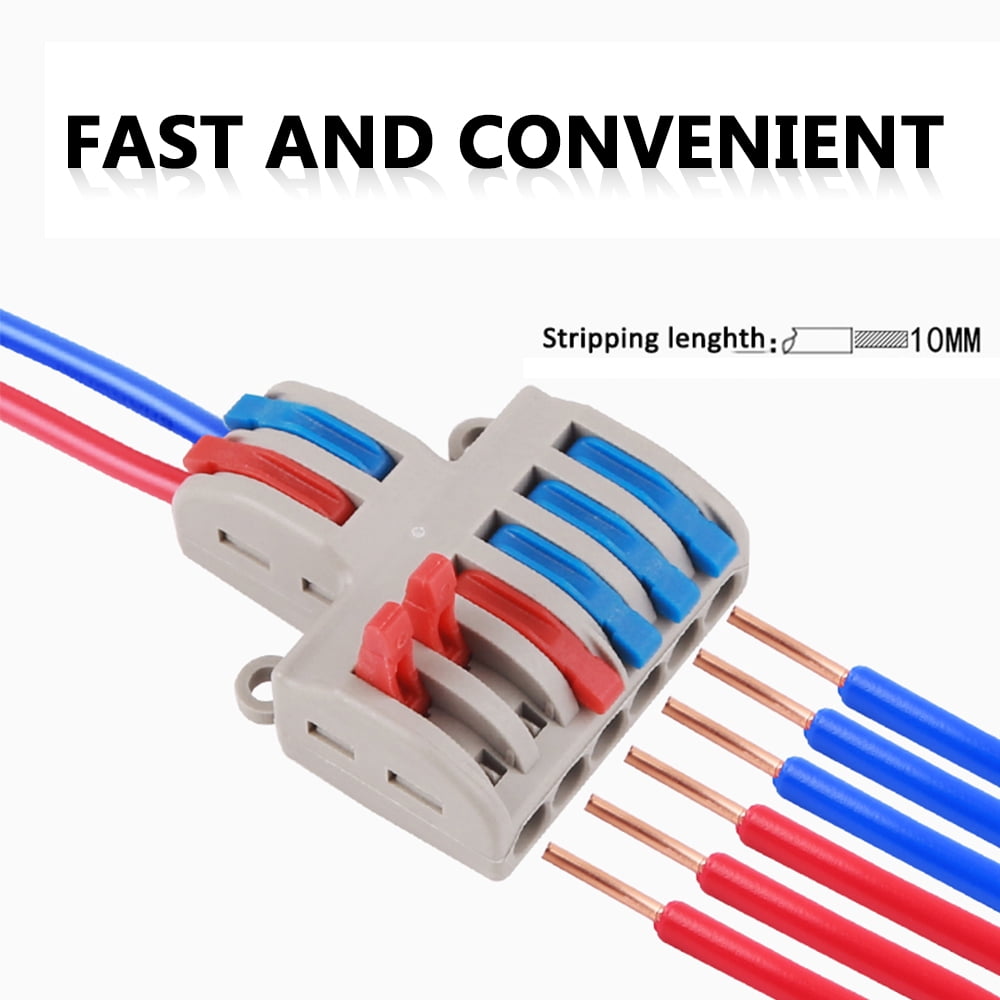 Fast Wire Connectors Universal Compact Wiring Connector Block Terminal Q9Y5 