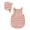 Pink, variant on Generic Baby Boys Knitted Outwear Baby Knit Romper Cotton Sleeveless Boy Girl Sweater Clothes Baby Bodysuit with Cute Hat Set