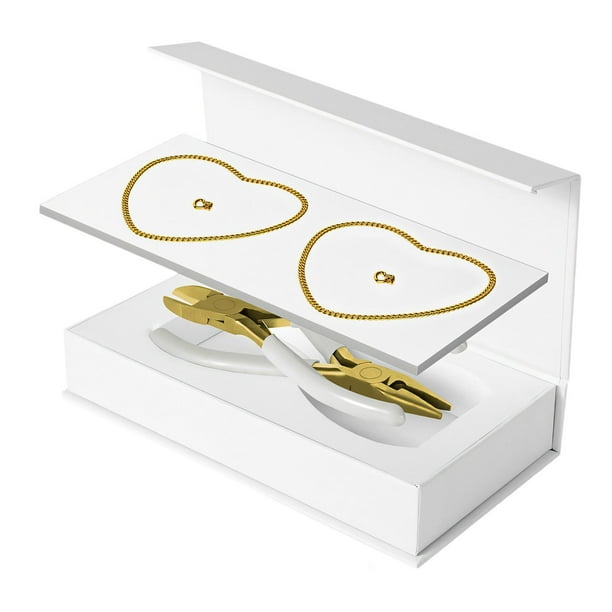 Kit de pulseras permanentes, regalos románticos y versátiles, kit para hacer pulseras para bodas. Oro