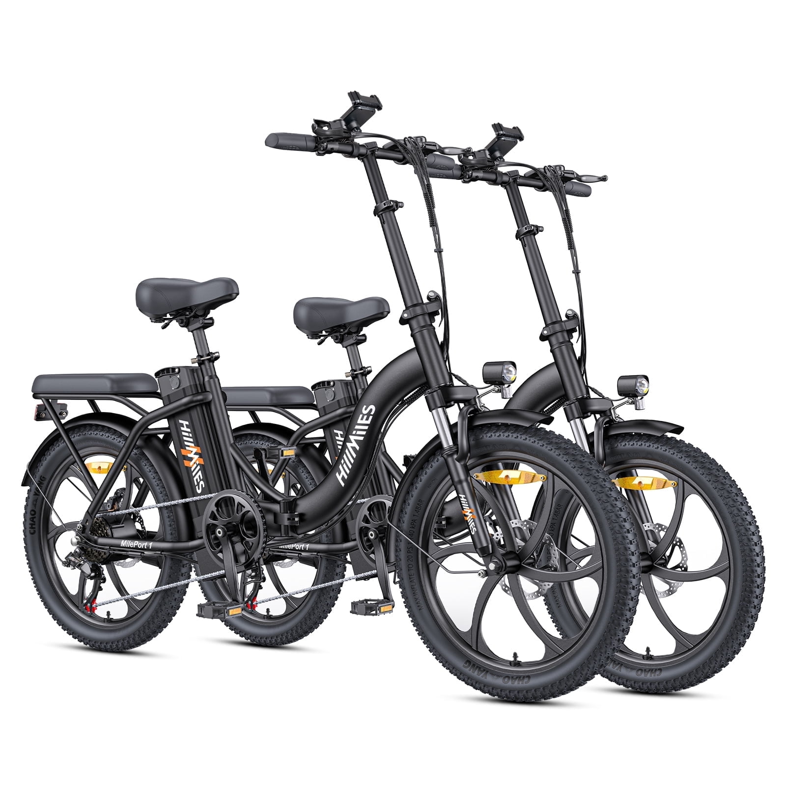 MZ ZK Folding Ebike for Adults: Off-Road and All Terrain, 7 Speed