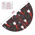 thumbnail image 3 of Yiaed Cute Christmas Gnomes Print Christmas Tree Skirt , Tree SkirtsTree Mat for Christmas Winter Holiday Indoor Decorations-48", 3 of 7