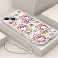 thumbnail image 3 of Coque de téléphone souple Hello K-kitty, étui mignon pour Apple iPhone 16Pro Max 13 14 Pro 12 15 11 11Pro 16 XS XR 15Plus 7 8 SE, 3 of 4