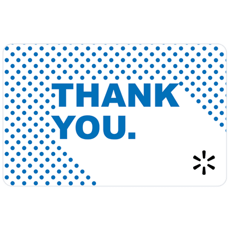 Thank You Dots Walmart eGift Card