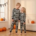 thumbnail image 5 of Nibbcoa Halloween Pajamas for Family Pumpkin Print Long Sleeve Tops + Pants Set, 5 of 9